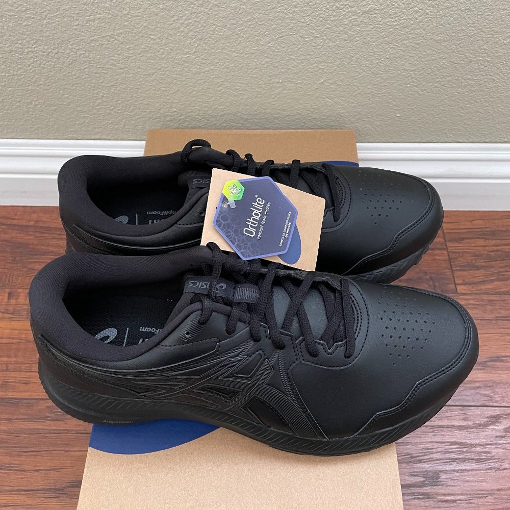 ASICS GEL-Contend Men's Sneakers, Color: Black Black, Size: 9.5 XW - 10.5 XW